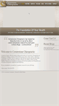 Mobile Screenshot of cornerstonechiropractic.com